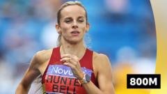 Hunter Bell Sets Championship Record in Women's 800m at UK Athletics Championships