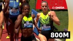 Keely Hodgkinson Falls Short Again in Diamond League 800m Race
