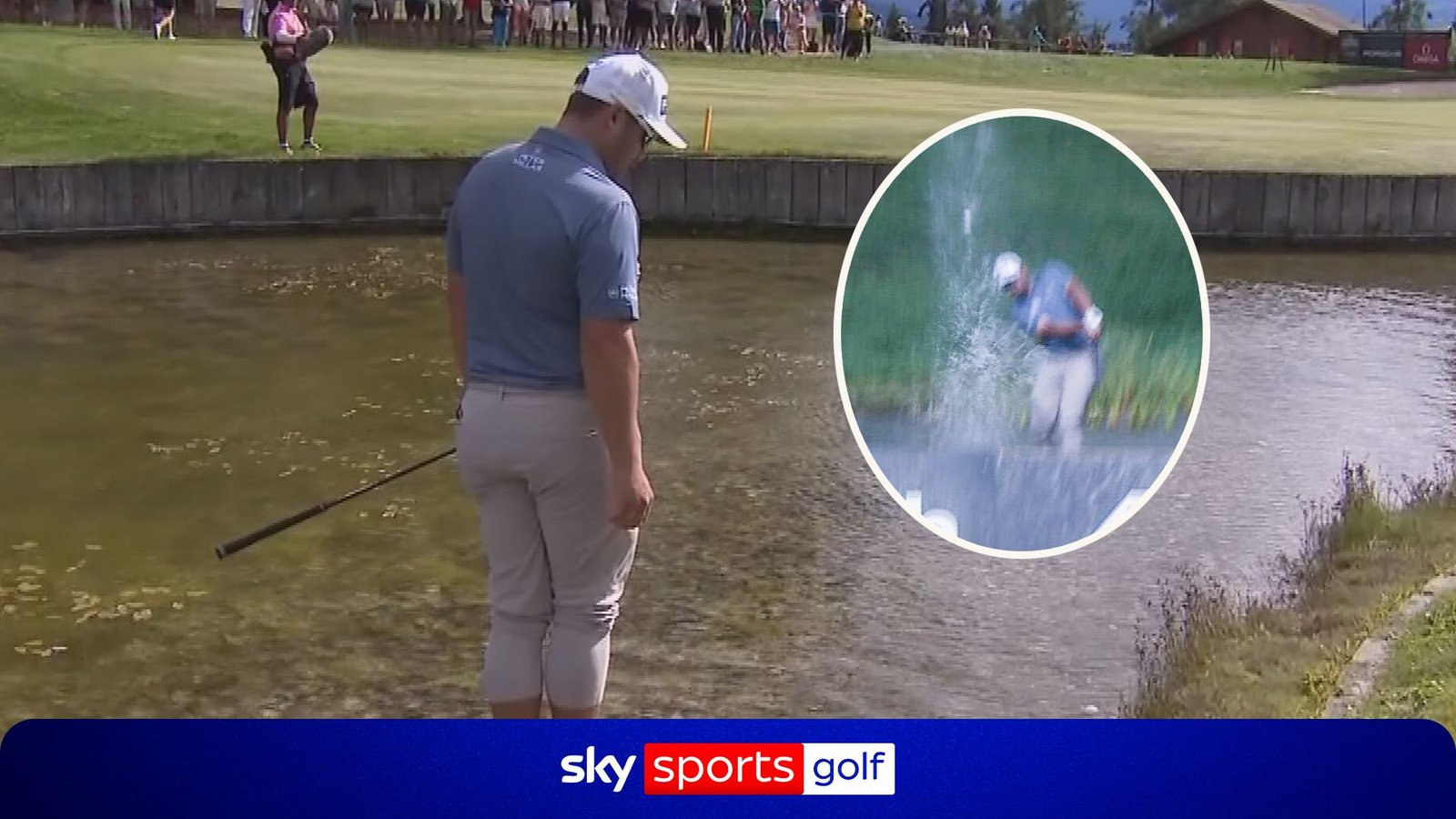 Thriston Lawrence's Frustration Grows After Water Hazard Setback at Omega Masters