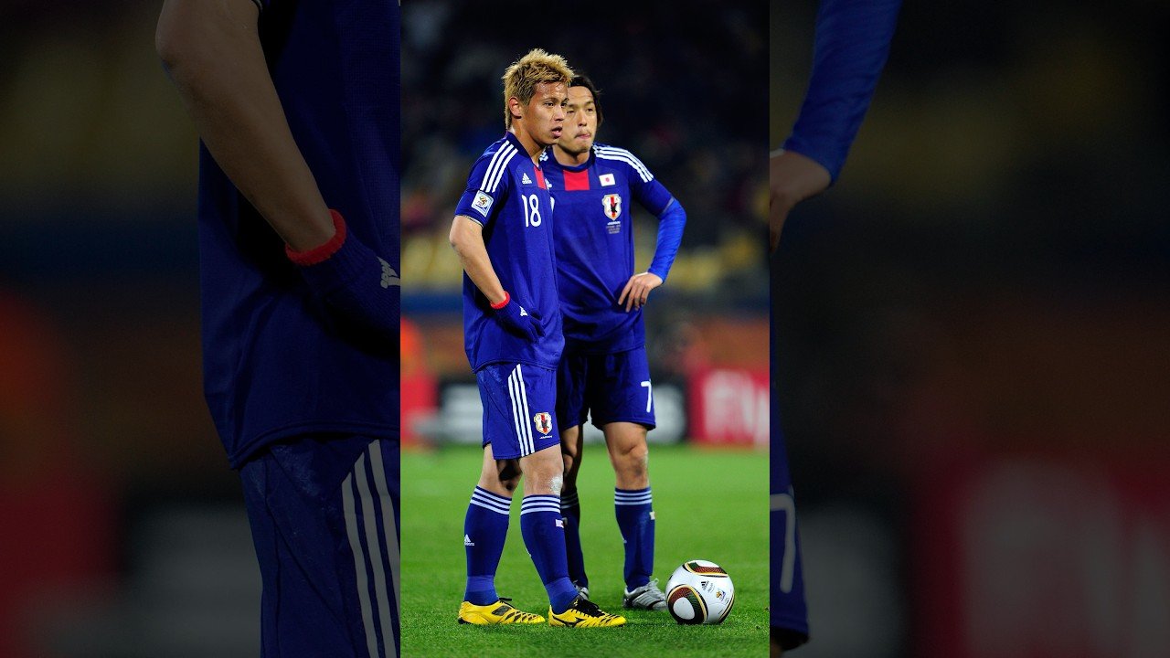 Honda or Endo? Two iconic Japan free kicks in one match!