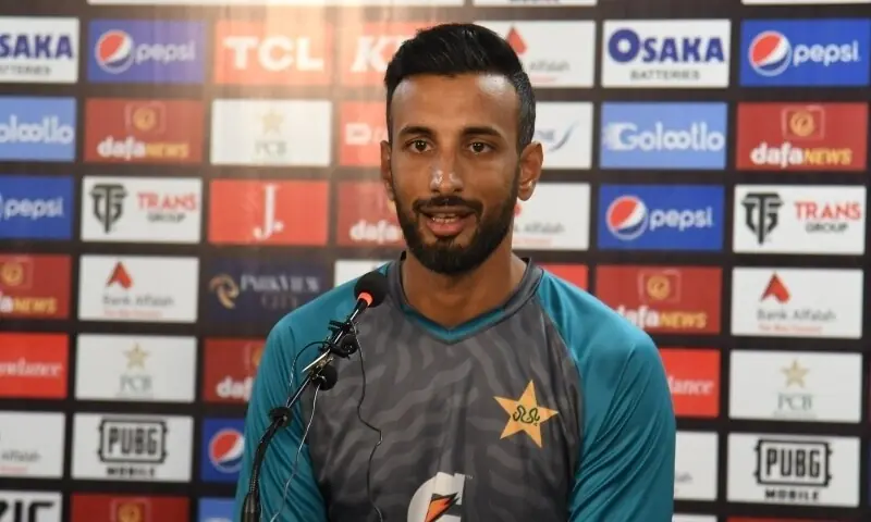 Shan Masood ruled out of second West Indies Test with finger injury