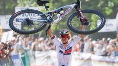 Pidcock dedicates world-title triumph to Tarling