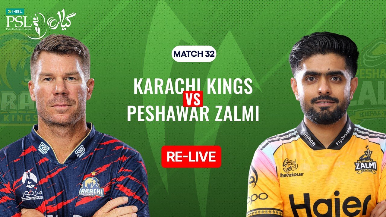 Re-Live | Karachi Kings vs Peshawar Zalmi | Match 32 | HBL PSL 11 | MZB1J