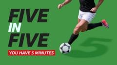 Five in Five: Football quiz No 1