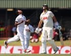 Steve Smith plays lone hand as Australia humbled by Bangladesh’s Mahmud