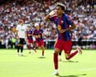 Lamine Yamal Shines as Barcelona Thrashes Valencia 5-0 in La Liga