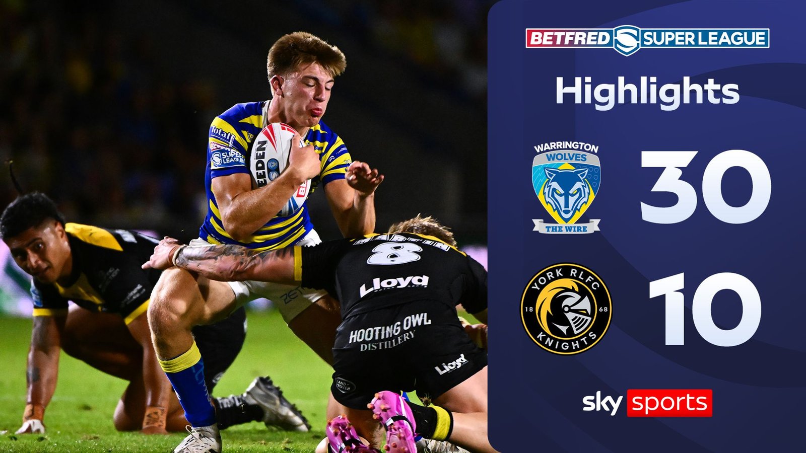 Warrington go third after win over York