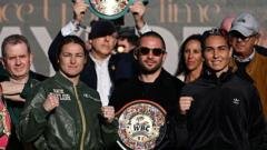 Katie Taylor and Flora Pili Weigh In Ahead of Undisputed Title Fight at Croke Park