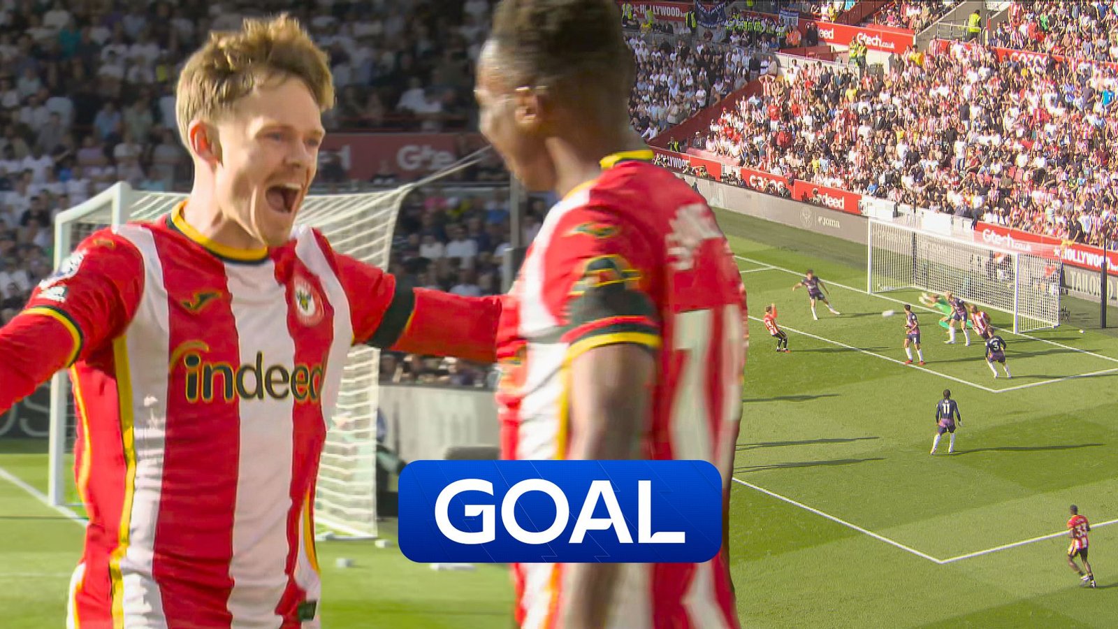'This is brilliant' | Lewis-Potter puts Brentford ahead vs Spurs