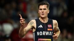 Jakob Ingebrigtsen Withdraws from Men's 1500m Final at World Athletics Ultimate Championship