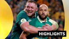 Ireland Secures Thrilling 33-31 Victory Over Australia in Nations Championship Opener