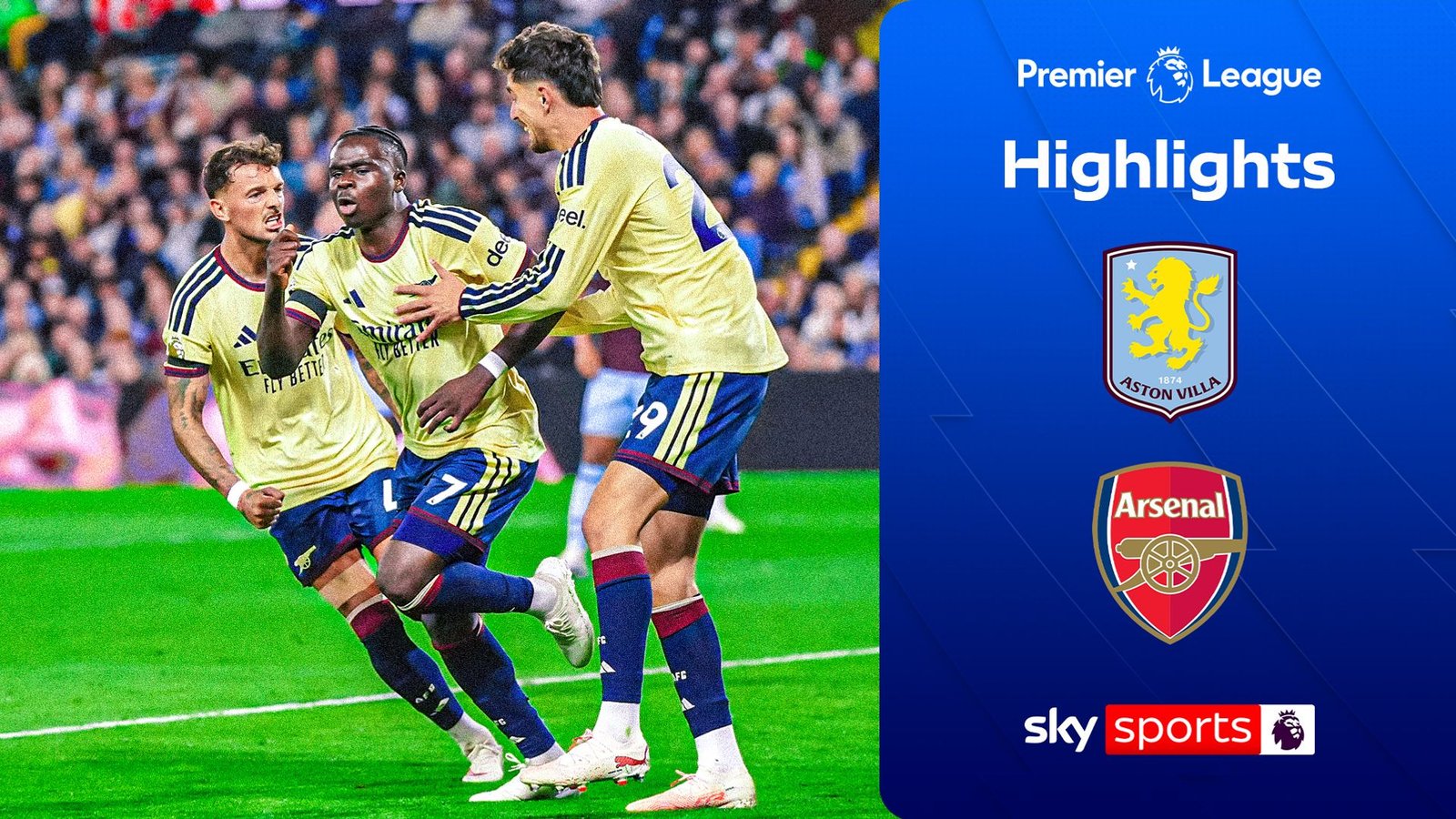 Saka's Goal Secures Arsenal's Victory Against Aston Villa at Villa Park