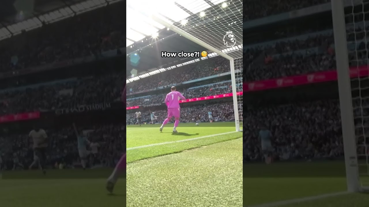 That was CLOSE from Donnarumma 😮📏