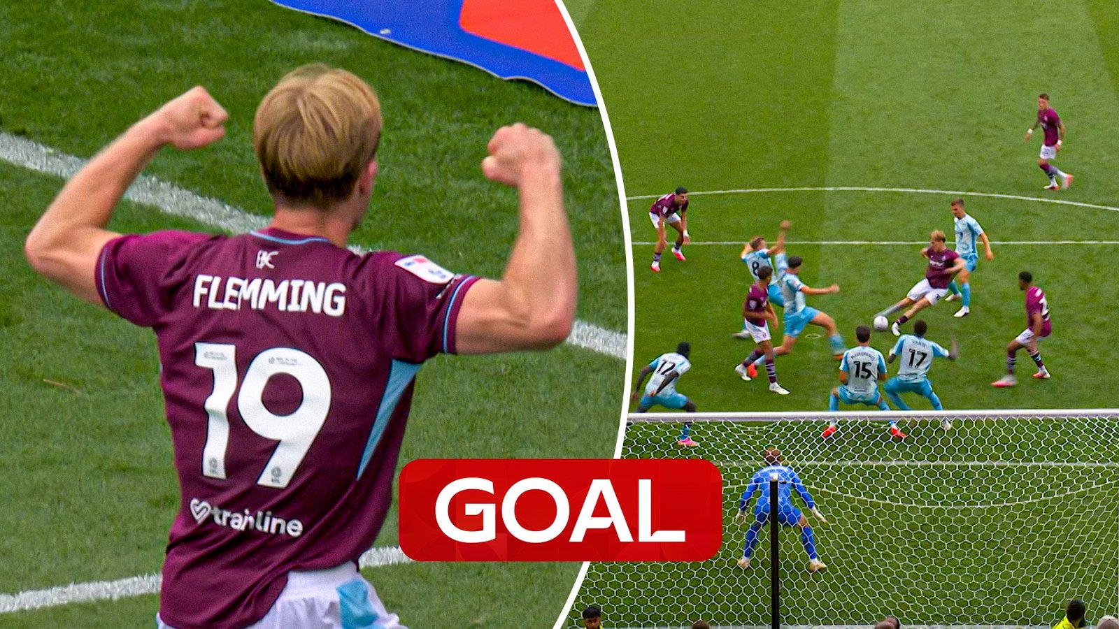 Late DRAMA! Flemming's 90+2' strike snatches point for Burnley!