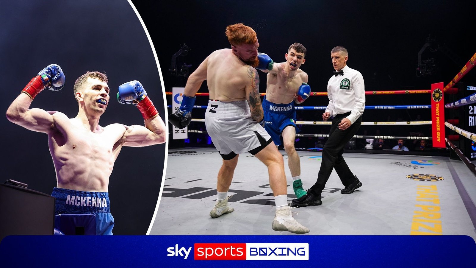 Stevie McKenna Secures First-Round Knockout Against Owen O'Neill at Zuffa Boxing 10