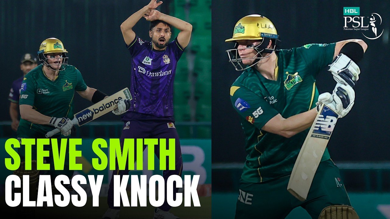Steve Smith Puts on a Batting Masterclass! 53 Off 35 | HBL PSL 11 | MZB1J