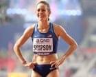 Former 1500m world champion Jenny Simpson steps away from running after cardiac arrest