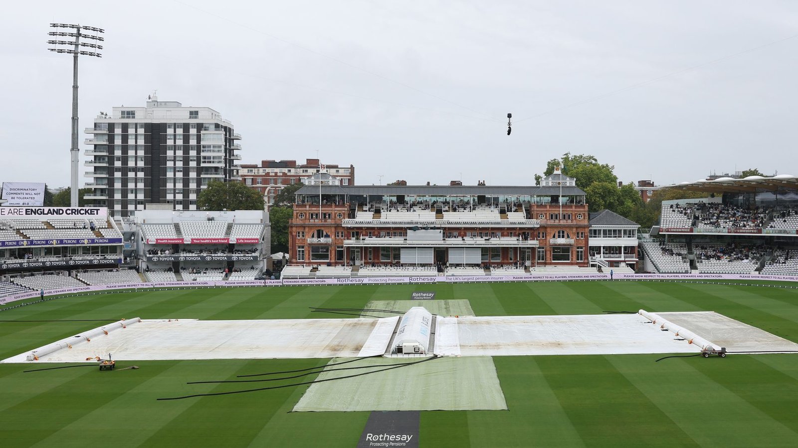 Start delayed at Lord's as rain halts England's dominance against Pakistan LIVE!