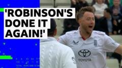 Ollie Robinson Shines with Maiden Over in Pakistan Innings