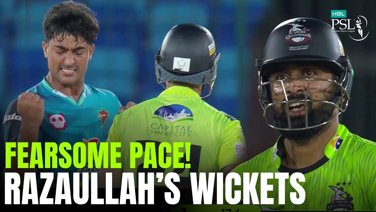 Pace like fire! All HBL PSL wickets of Razaullah | MZ1J
