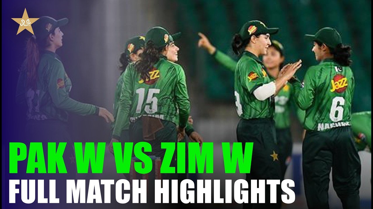Full Match Highlights | Brilliant Performance By Pakistan Women vs ZIM | 1st T20I 2026 | PCB | MR1K