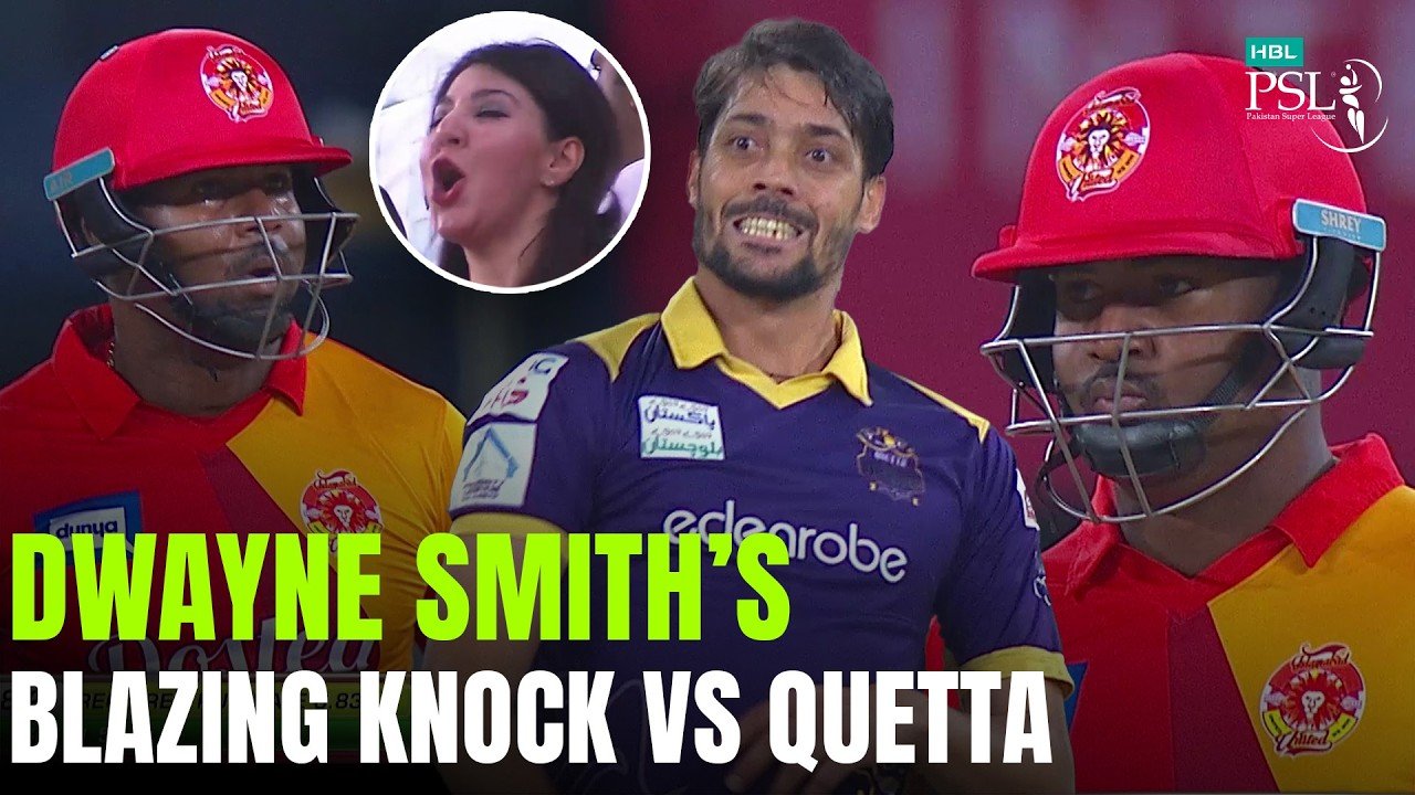 Dwayne Smith’s Blazing Knock vs Quetta | 73 Off 51| HBL PSL Final 2016 | M1H1J