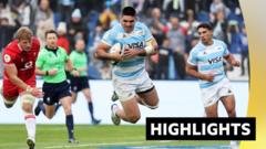 Argentina Dominates Wales in Nations Championship Clash