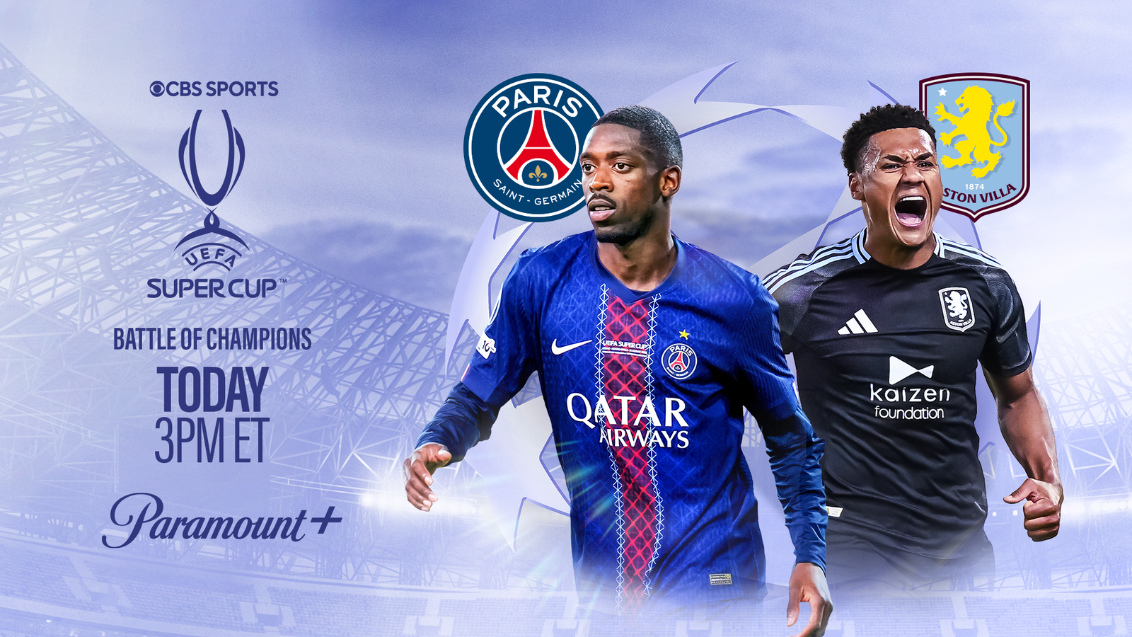 PSG and Aston Villa Clash in UEFA Super Cup Showdown