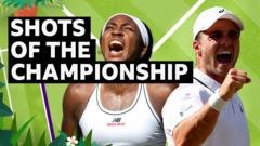 'Out of this world!' - Best shots of Wimbledon 2026