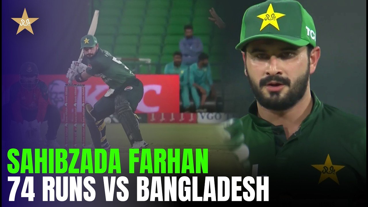 Sahibzada Farhan 74 Runs! 🔥 | Pakistan vs Bangladesh | 2nd T20I 2025 | MR1T