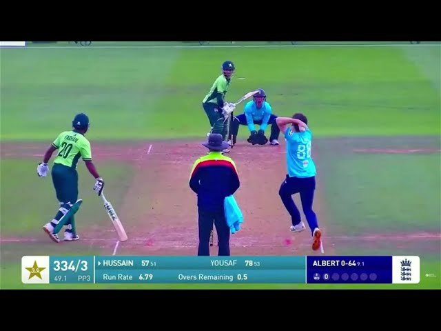 Ahmed Hussain scores solid 53-ball 63 | Pakistan U19 vs England U19 | 4th Youth ODI, 2026