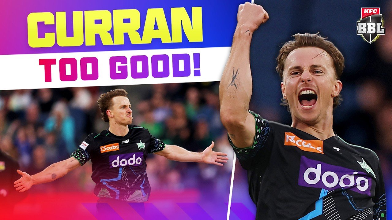 ELITE Bowling 😮 Every Ball of Tom Curran's 4-10 Spell | #BBL15