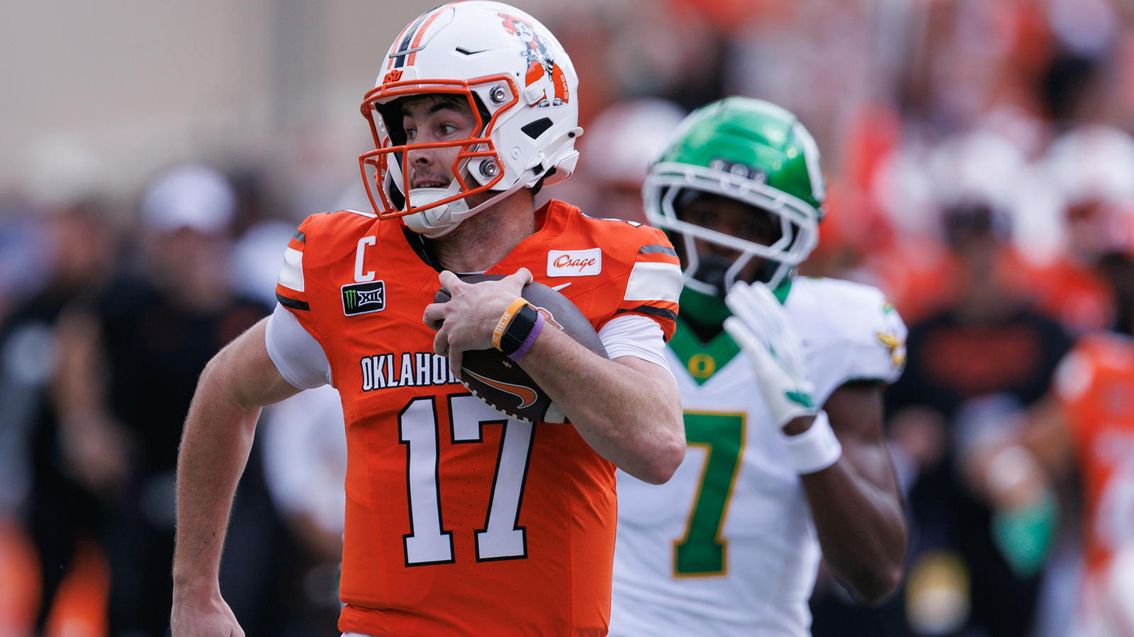 Drew Mestemaker Leads Oklahoma State to Victory Over No. 6 Oregon