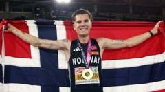 Jakob Ingebrigtsen Triumphs in 5,000m at European Championships After Injury Setback