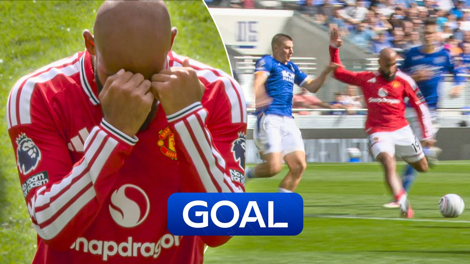 Bryan Mbeumo Scores Early in Second Half to Give Manchester United Lead Over Everton