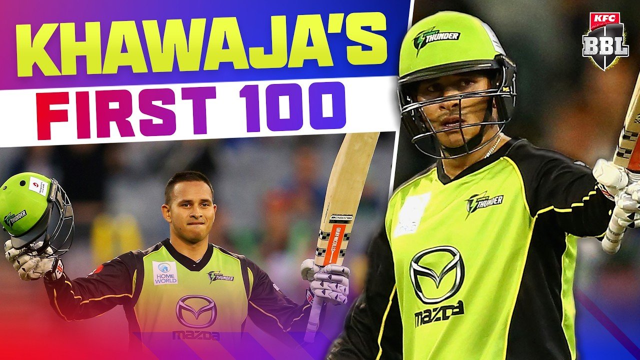 Usman Khawaja's FIRST BBL CENTURY 💯 | #BBL05