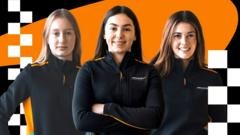 Introducing the Three Ellas Making Waves in McLaren's F1 Ranks