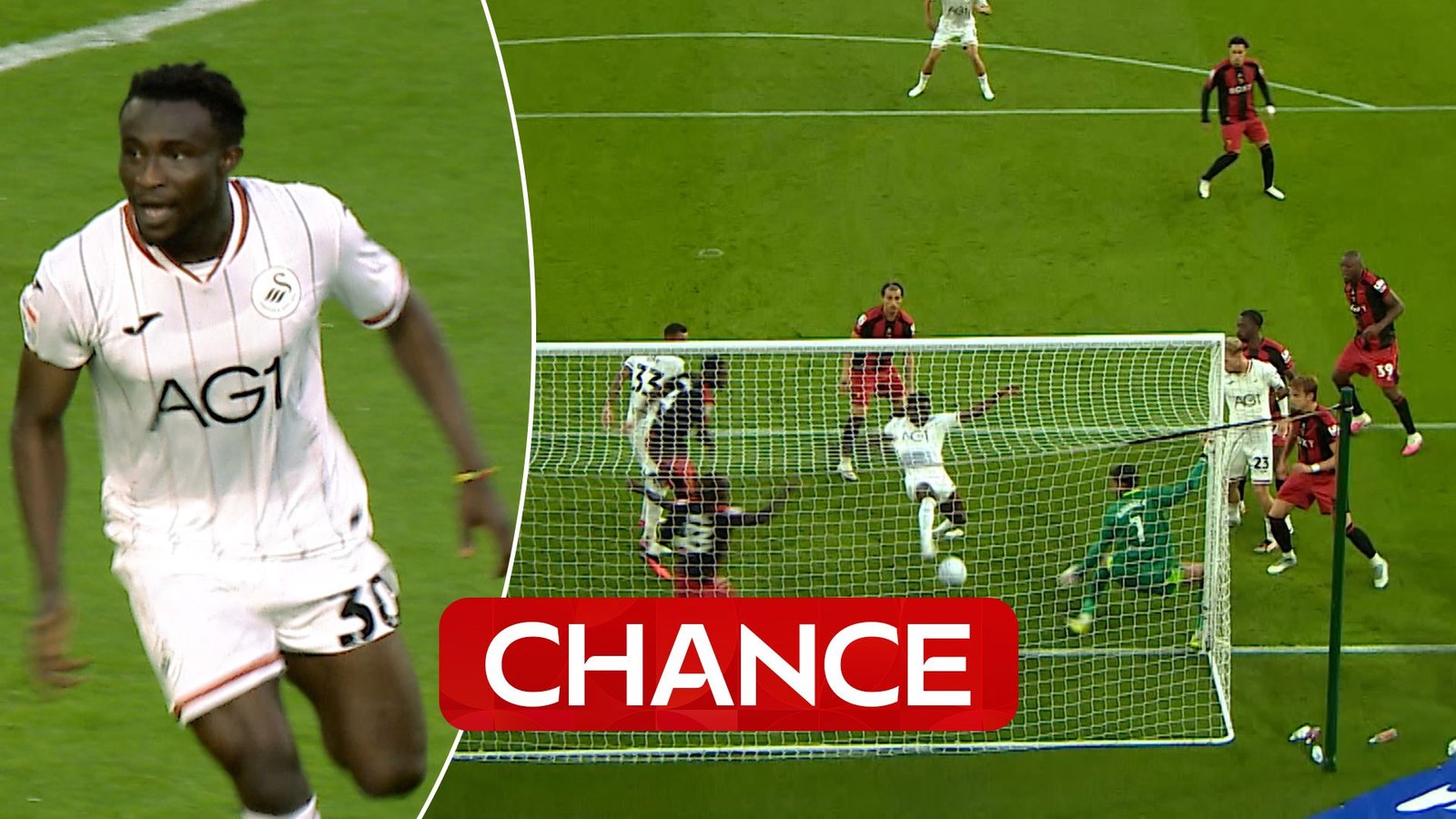 Joseph Opoku's Missed Opportunity in Swansea's Clash Against Watford