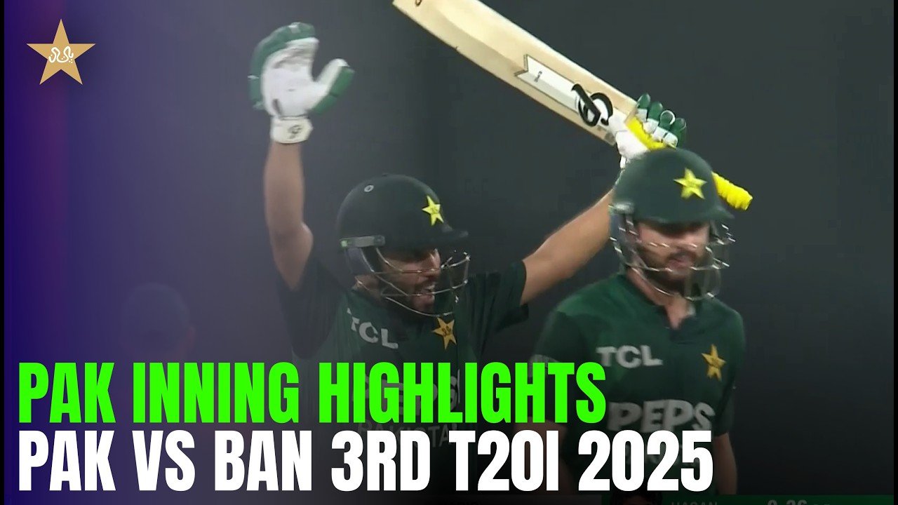 Pakistan Dominates the Chase! 🇵🇰🔥 | Pakistan vs Bangladesh | 3rd T20I 2025 | MR1T