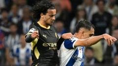 Ayyoub Bouaddi Shines in First Manchester City Start During Champions League Match