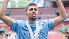 Manchester City Declines Barcelona's Bid for Rodri and Pursues Lille's Bouaddi