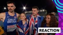 Great Britain Relay Team Celebrates Silver Medal at European Athletics Championships