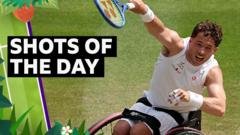 'It's a beauty!' - best shots from day 13 at Wimbledon