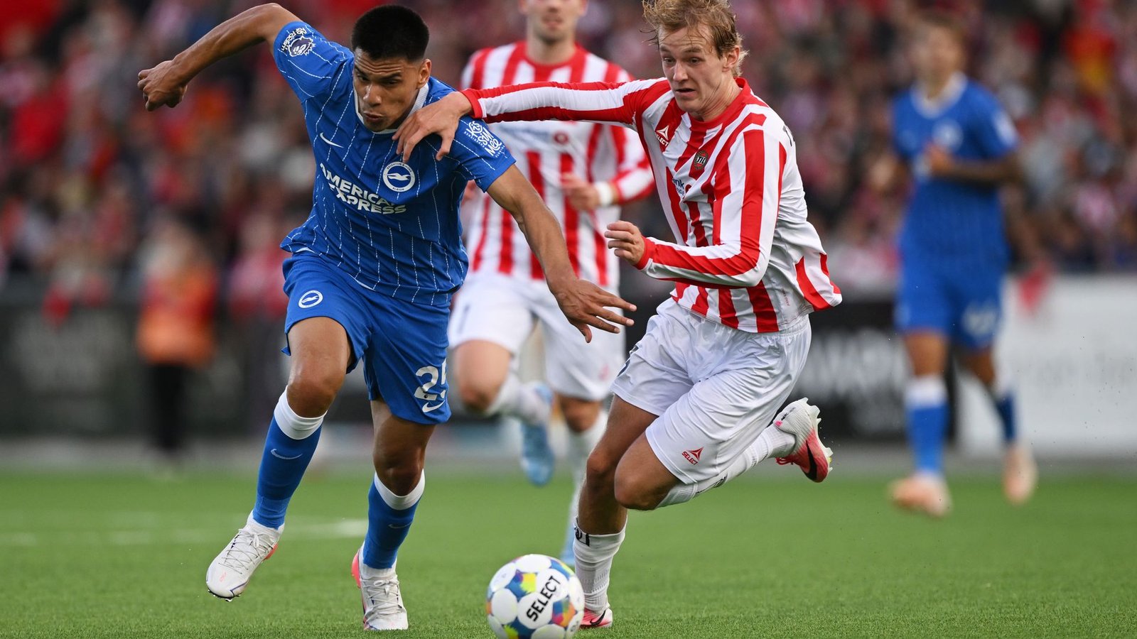 Kostoulas gives Brighton lead vs Tromso LIVE!