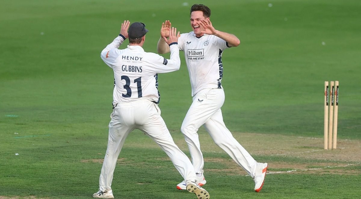 Sonny Baker Shines with Two Wickets in First Over for Hampshire Against Glamorgan