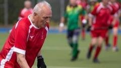 Hockey player first to represent England at 90