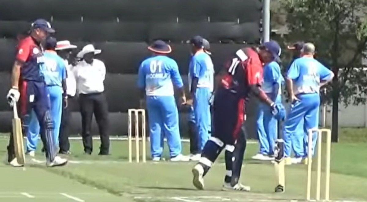 Investigation launched after batter refuses to walk in England Over 60s' World Cup win over India