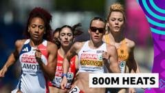 Keely Hodgkinson Advances to 800m Semi-Finals at European Athletics Championships