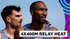Hudson-Smith back on the track for 4x400m relay