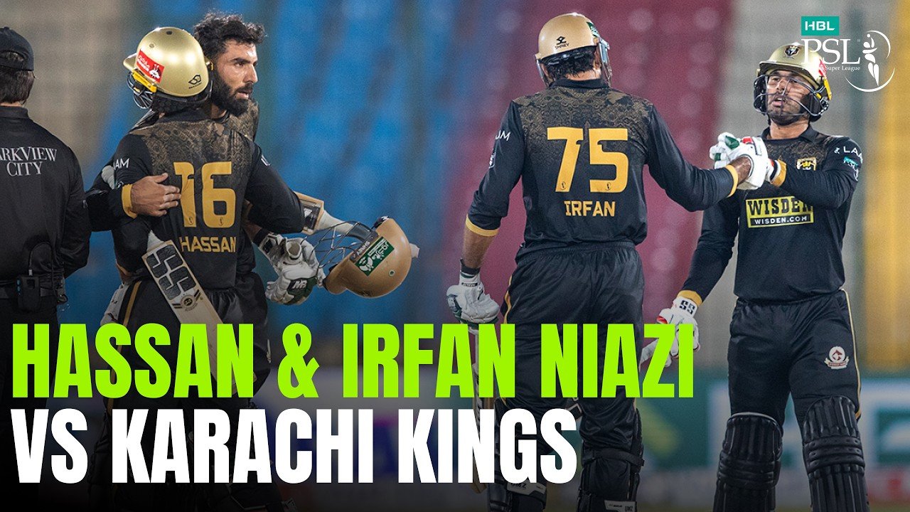 Incredible Finish By Hassan & Irfan khan Niazi | Karachi vs Hyderabad | HBL PSL 11 | MZB1J